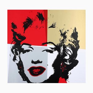 Andy Warhol, Golden Marilyn, siglo XX, serigrafía a color