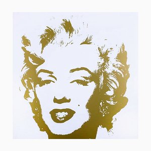 Andy Warhol, Golden Marilyn, 20th Century, Color Silkscreen