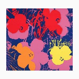 Andy Warhol, flores, siglo XX, serigrafía