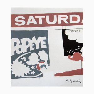 Andy Warhol, Popeye del sabato, XX secolo, Litografia