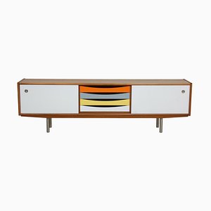 Lacquered Teak Wood Sideboard by Søren Stage for Coph Furniture