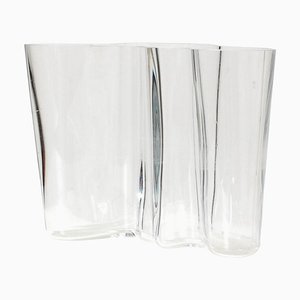 Klarglas Vase von Alvar Aalto für Iittalo