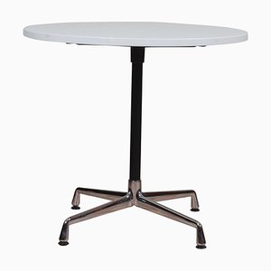 Weißer Café Tisch von Charles Eames für Vitra