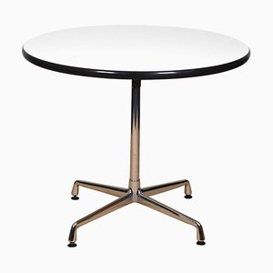 Weißer Laminat Café Tisch von Charles Eames für Vitra