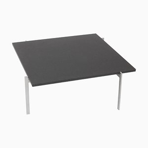 PK-61 Table in Black Granite by Poul Kjærholm for Fritz Hansen