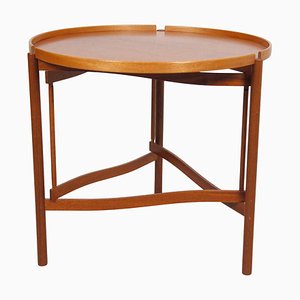 Teak Wood Tray Table from Hans Johansson