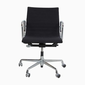 Black Hopsak Fabric Ea-117 Office Chair by Charles Eames for Vitra