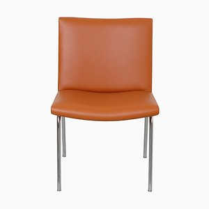 Ap-38 Lounge Chairs in Cognac Bison Leather by Hans J Wegner for Carl Hansen & Søn