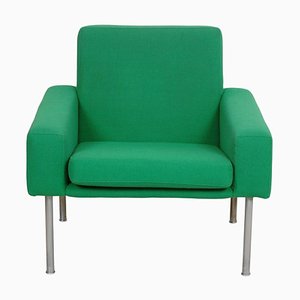 Green Fabric Airport Chair by Hans J. Wegner for Getama