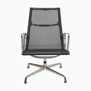 EA-116 Lounge Chair in Black Net by Charles Eames for Vitra, 2000s