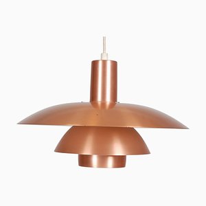 Copper Ph-4½/4 Pendant Light by Poul Henningsen for Louis Poulsen