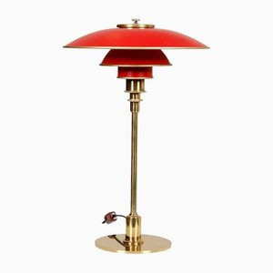 Red Anniversary Ph 3/2 Table Lamp with Light Patina by Poul Henningsen for Louis Poulsen