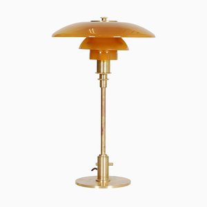 Lámpara de mesa Ph 3/2 en ámbar de Poul Henningsen para Louis Poulsen, década de 2010