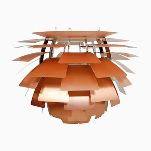 Artichoke Copper Ceiling Light by Poul Henningsen for Louis Poulsen