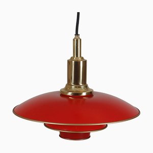 Red Anniversary 3/2 Pendant Lamp by Poul Henningsen for Louis Poulsen, 1980s