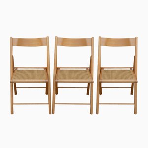 Folding Chairs Cannées Bombed Backrest, 1960s, Set of 6