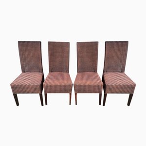 Chaises en Osier par Lloyd Loom, 1970s, Set de 4