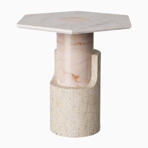 White Braque Side Table by Dooq