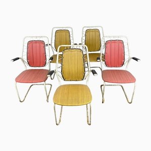 Garden Chairs, Sweden 1950s, Set of 5