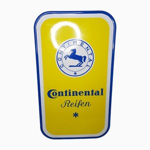 Cartel Continental Reifen Ortenberg vintage de chapa esmaltada