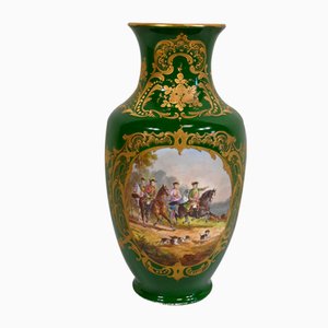 Jarrón Louis XVI Sèvres de cerámica, siglo XIX