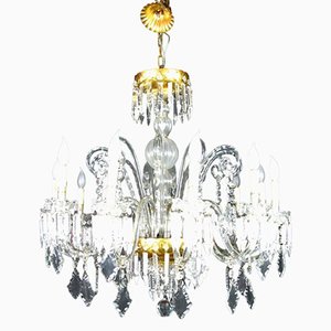 Bohemia Antico Crystal Chandelier, 1950s