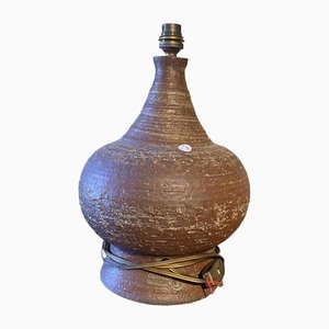 Pie de lámpara Pouchain de cerámica de Jacques