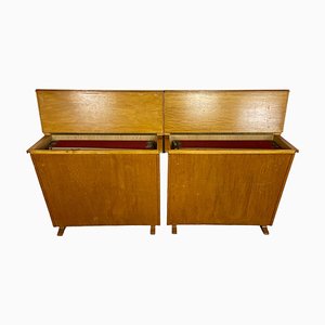 Mid-Century Chests & Posters, 1950s, Set of 62