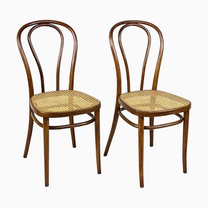 Set of Art Nouveau Bentwood Chairs No. 14, Austria, 1890s