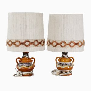 Ceramic Table Lamps, Set of 2