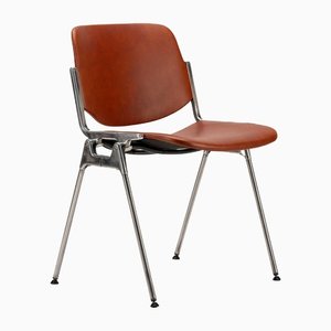 Tan Axis Chair by Giancarlo Piretti for Castelli, 1970s