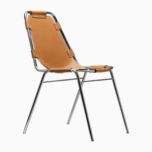 Silla Les Arcs de cromo de Charlotte Perriand, años 70