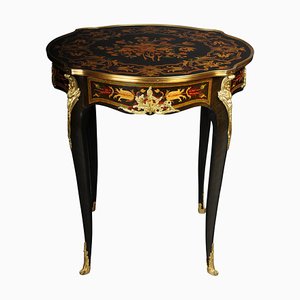 Table d'Appoint en Marqueterie de Style Louis XV, France, 20ème Siècle
