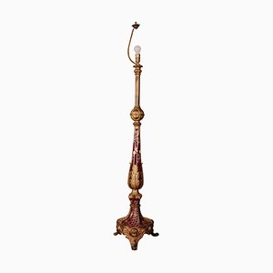 Lampada da terra Napoleone III a petrolio, fine XIX secolo