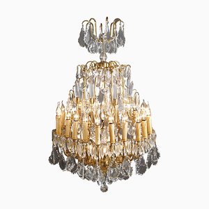 20th Century Louis XV Style Prism Chandelier