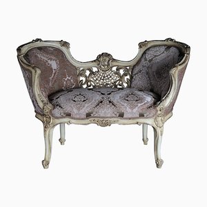 Small French Bench in Louis XV Style