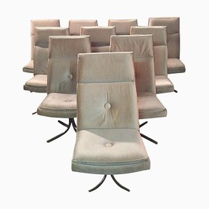 Bauhaus Style Dining Chairs, Germany, 1970s, Set of 10