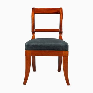 Silla estilo Biedermeier de caoba, siglo XIX