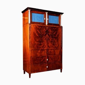 Secreter Cuba estilo Biedermeier de caoba, siglo XIX