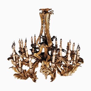 Lustre Candélabre Style Louis XV, 20ème Siècle