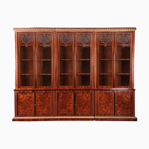 20th Century Biedermeier Style Bookcase Cabinet