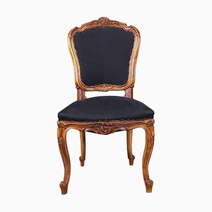 19th Century Rococo Walnut Dining Chair
