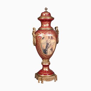 20th Century Louis XIV Sèvre Pump Lidded Vase