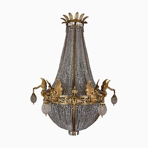 Large Chandelier in Empire Style