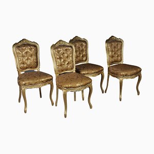 French Salon Chairs from Bellevue Palace, Berlin, 1890s, Set of 4