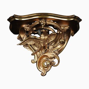 Rococo Wall Console with Eagle Motif, 1860s