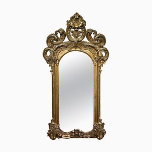 Espejo de pared Napoleon III dorado