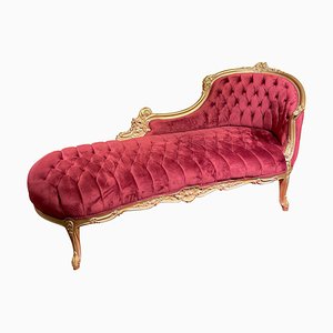 20th Century Louis XV Chaise Lounge in Beech
