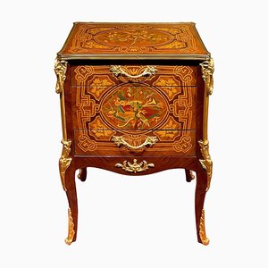 20th Century Napoleon III Side Table in Marquetry