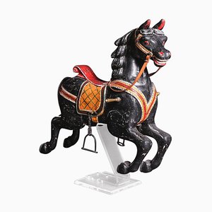 Cavallo da giostra Art Nouveau, inizio XX secolo